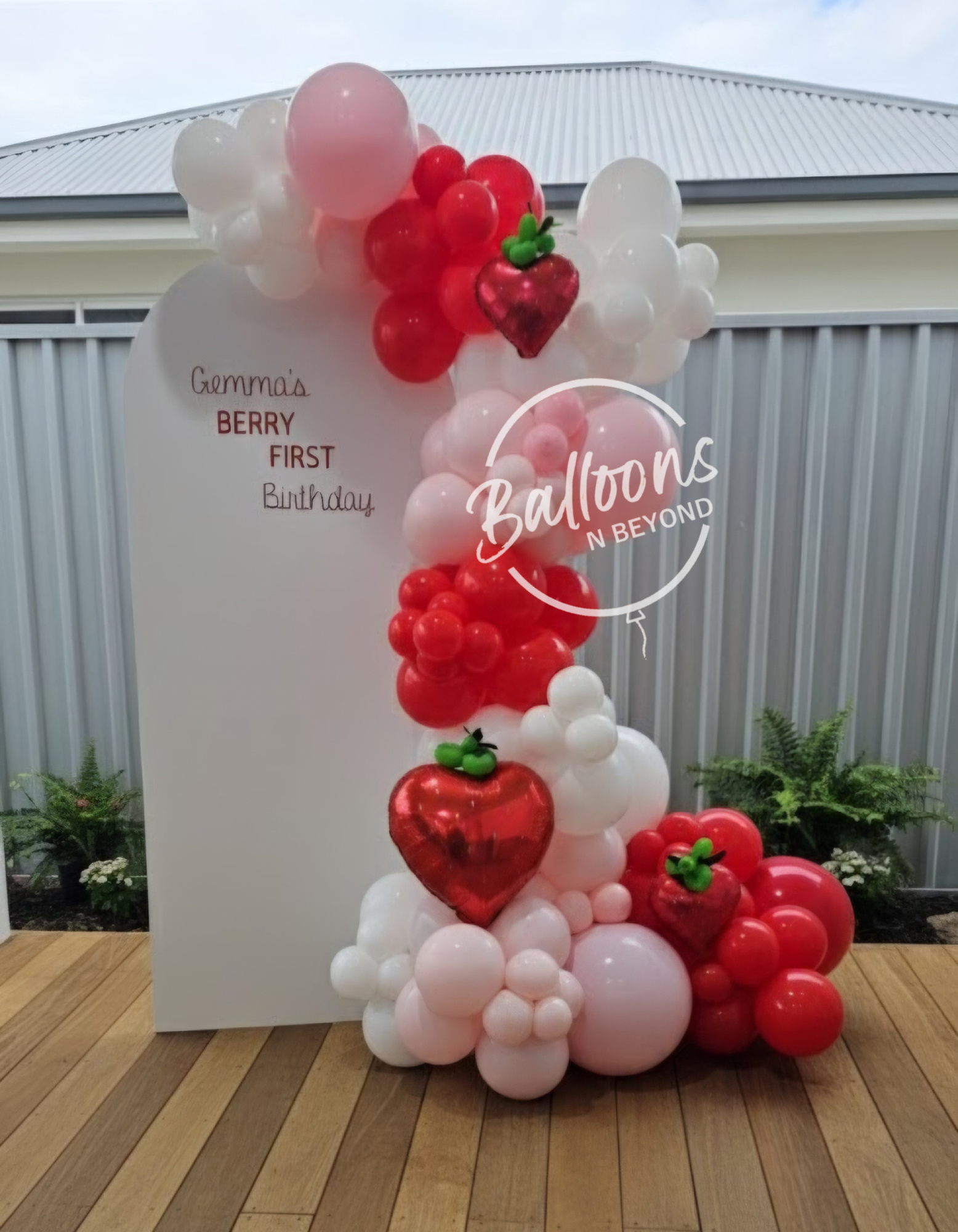 Backdrop Hire newcastle NSW - Balloons n Beyond Newcastle NSW - Gemma 