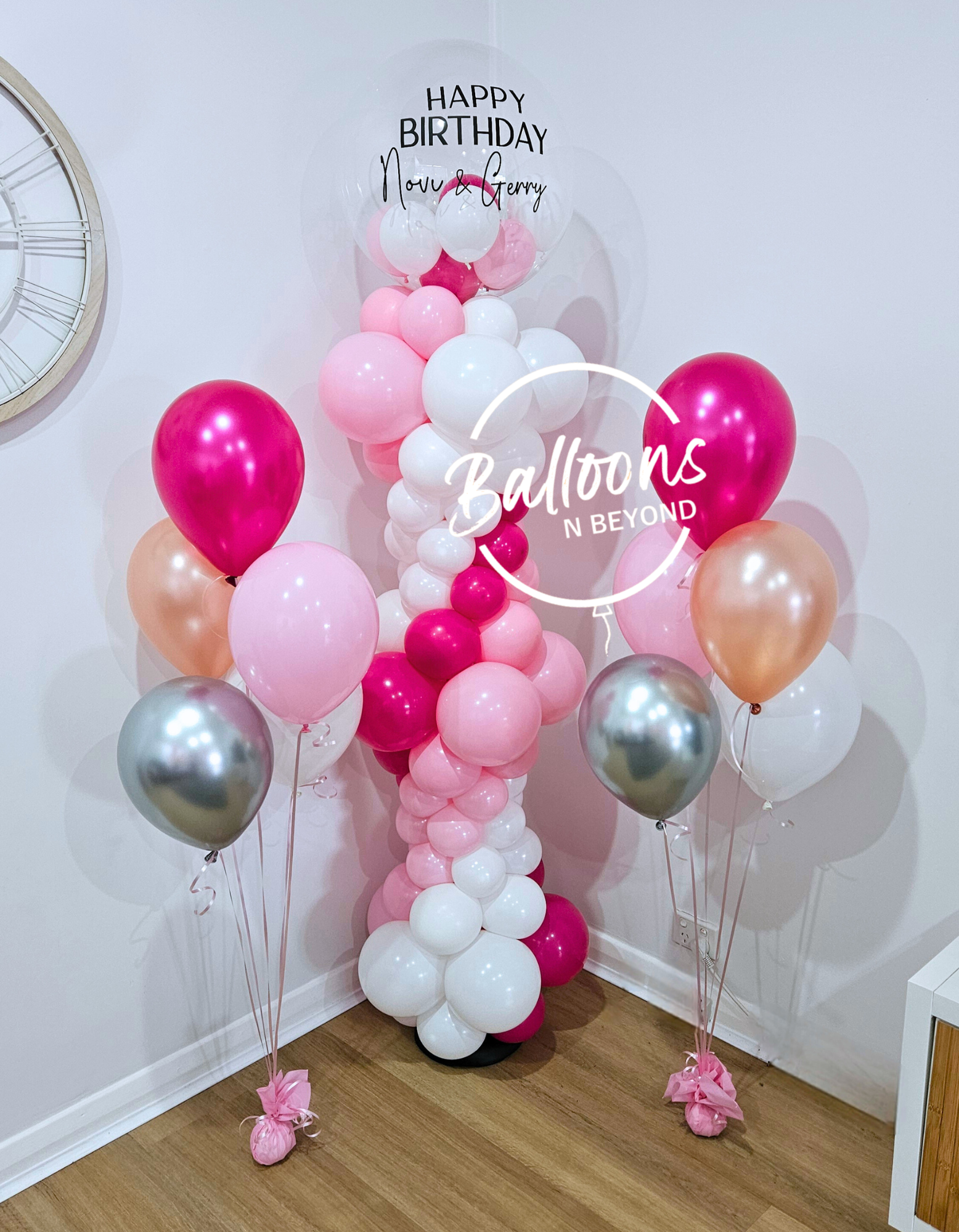 Balloon Columns. Newcastle Delivery.