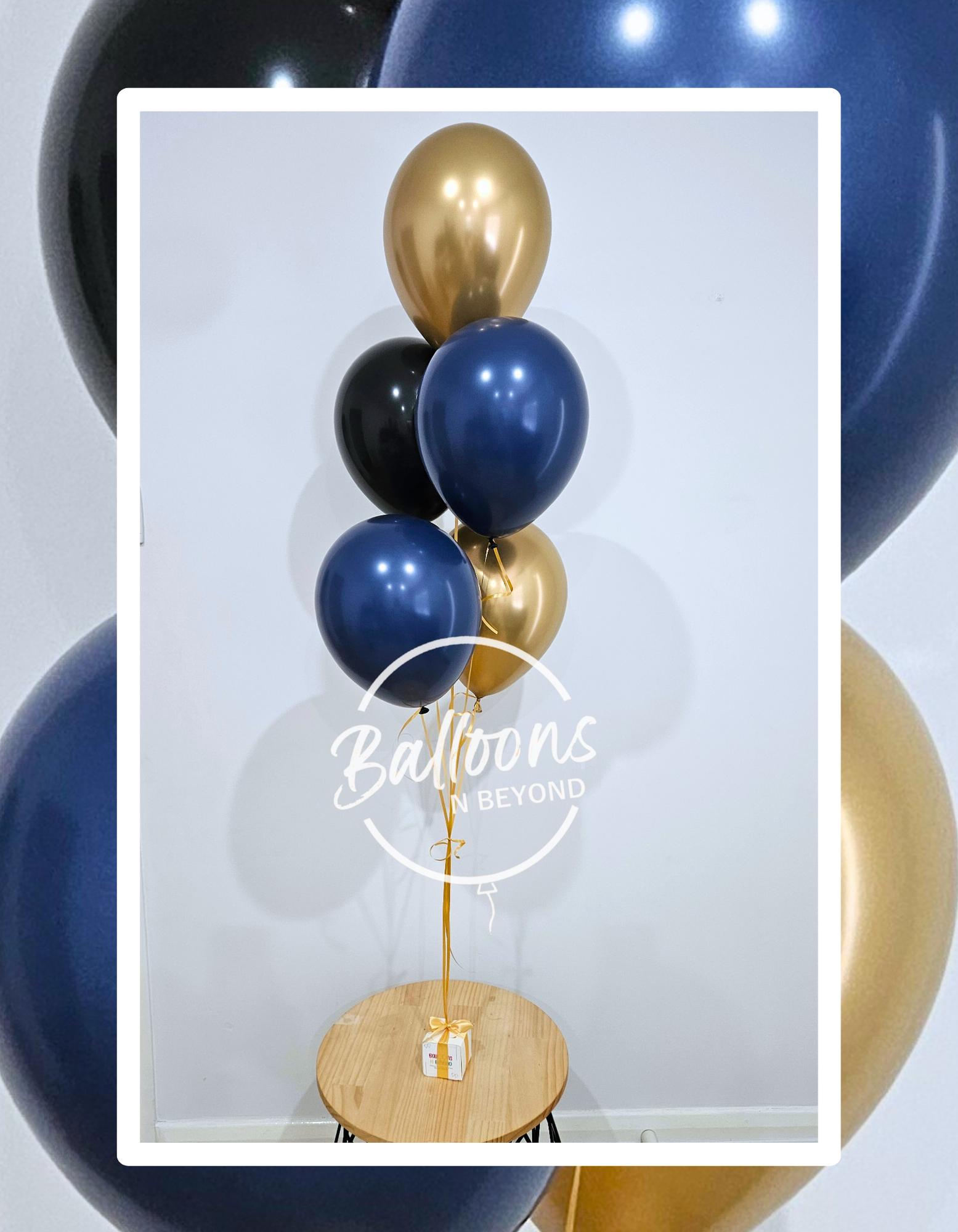Balloon bouquet - Balloons N Beyond Newcastle NSW Helium Marble Bubble Balloon 