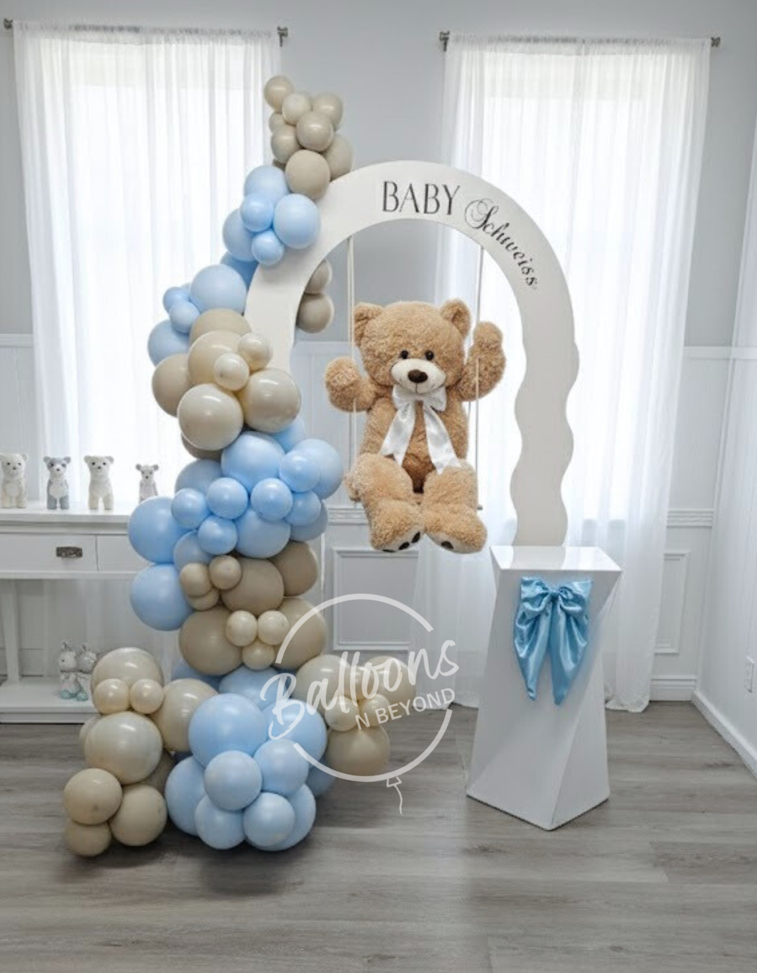 Balloons Newcastle. Newcastle Delivery. Baby Shower Balloons. Balloons n Beyond NSW