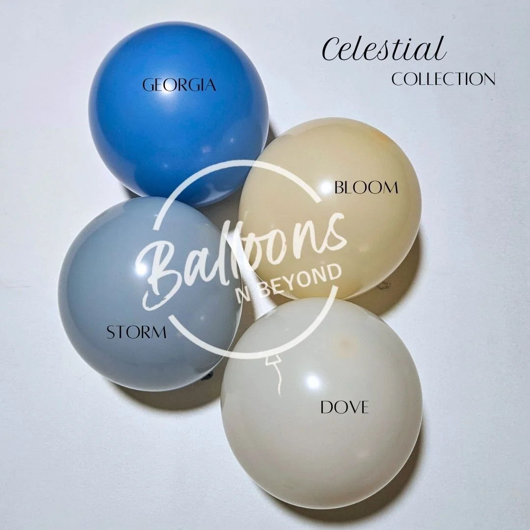 Balloons n Beyond Newcastle NSW Colour Guide - Celestial