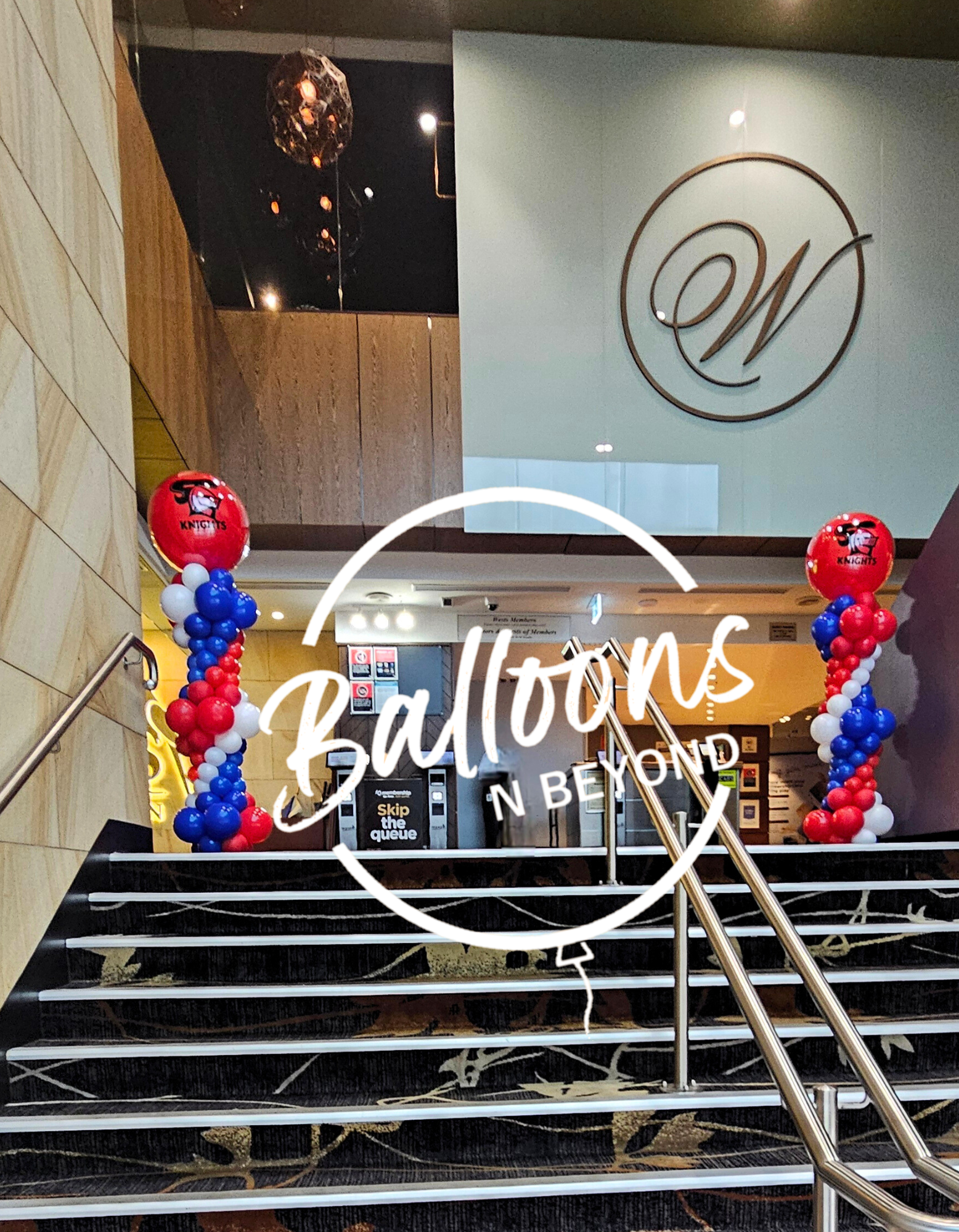 Balloon Column Newcastle. Newcastle delivery. Balloons n Beyond Newcastle NSW