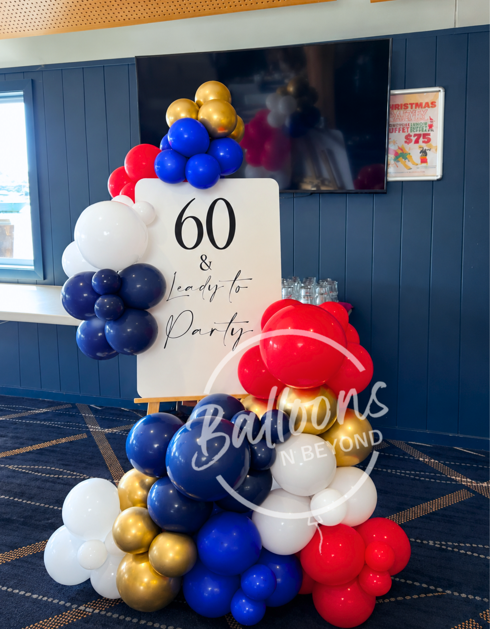 Easel Balloon Garland Newcastle. Balloons N Beyond Newcastle. Balloons Newcastle. Newcastle Delivery