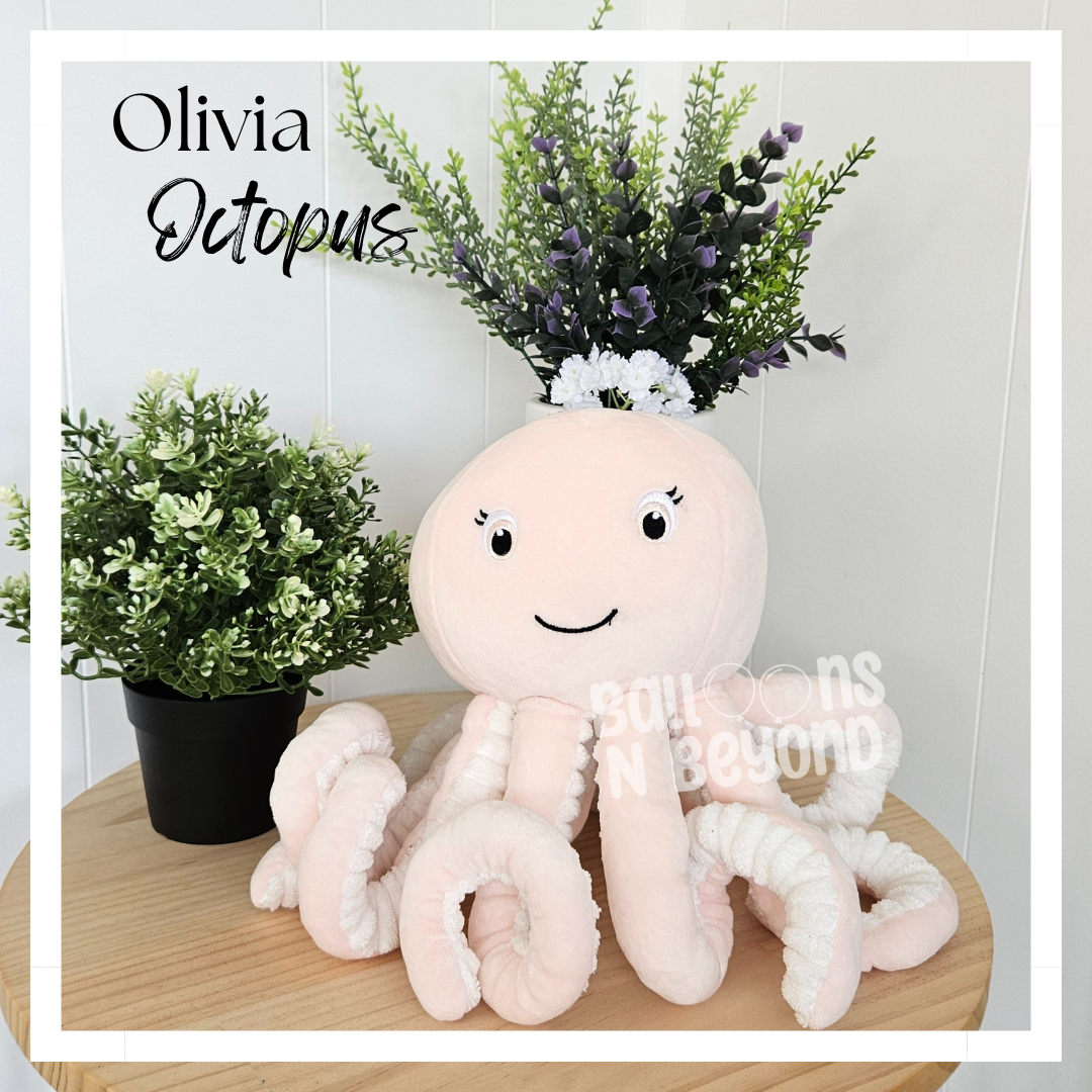 Balloon Baby Kids Teddy Plush Octopus Toy Collection Newcastle delivery Balloons n Beyond Newcastle NSW