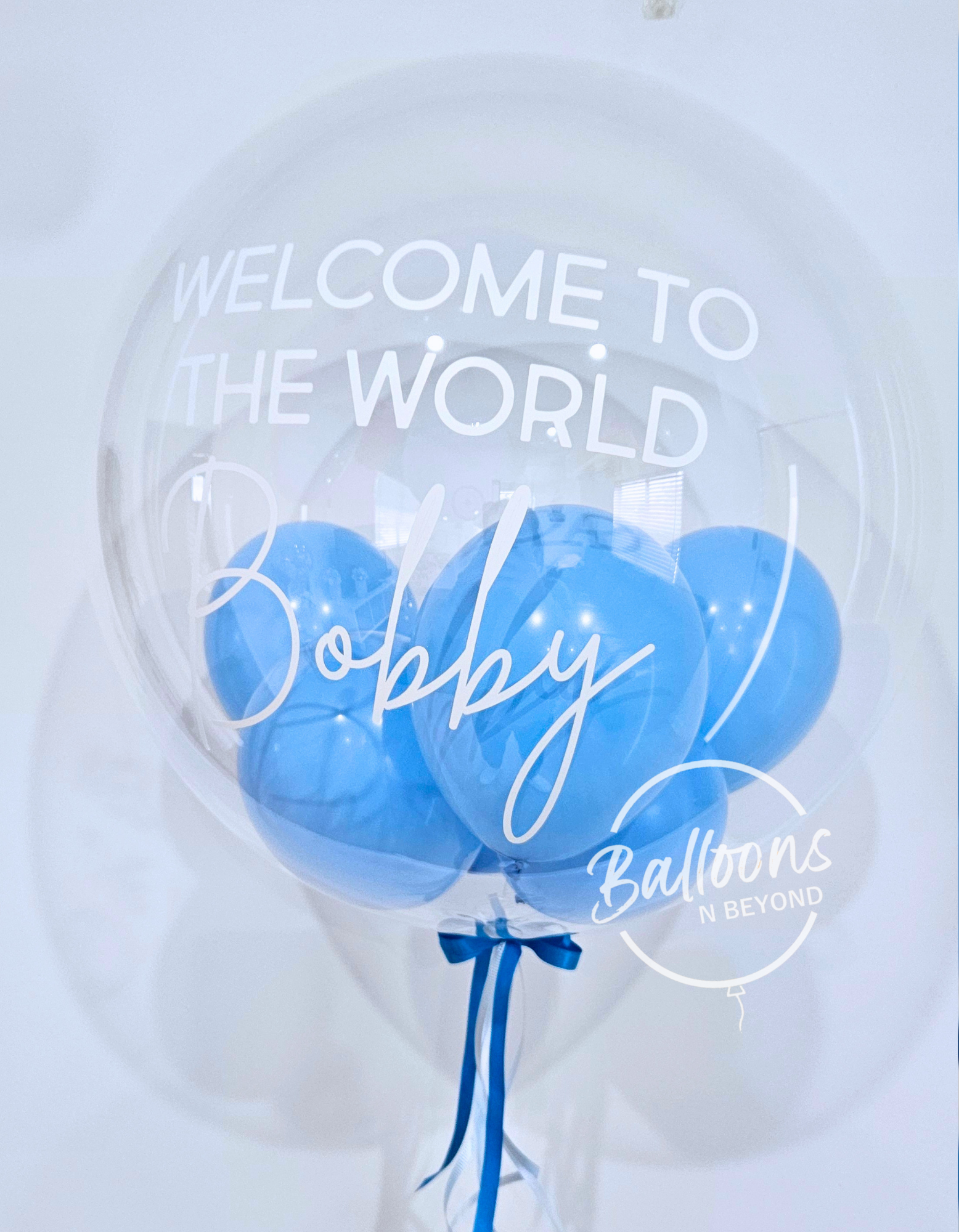 Baby Helium Balloon Bouquet Newcastle Delivery - Balloons n Beyond Newcastle NSW