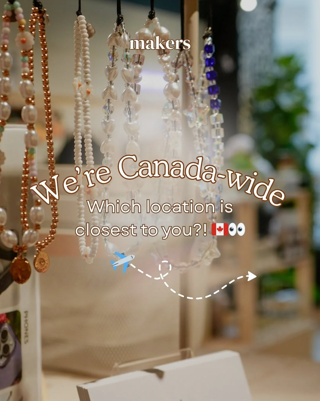 We&rsquo;re Canada-wide, swipe to see which Makers location is closest to you! 🇨🇦👉🏼

And tell us, what location in Canada are you shopping from? Where do you want to see Makers head to next? Let us know in the comments! ❤️⬇️