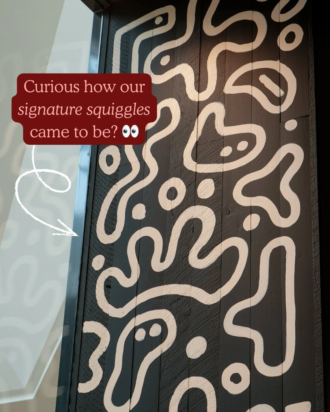 The story behind our special signature squiggles ❤️👀

Swipe to find out how they came to be 👉🏼