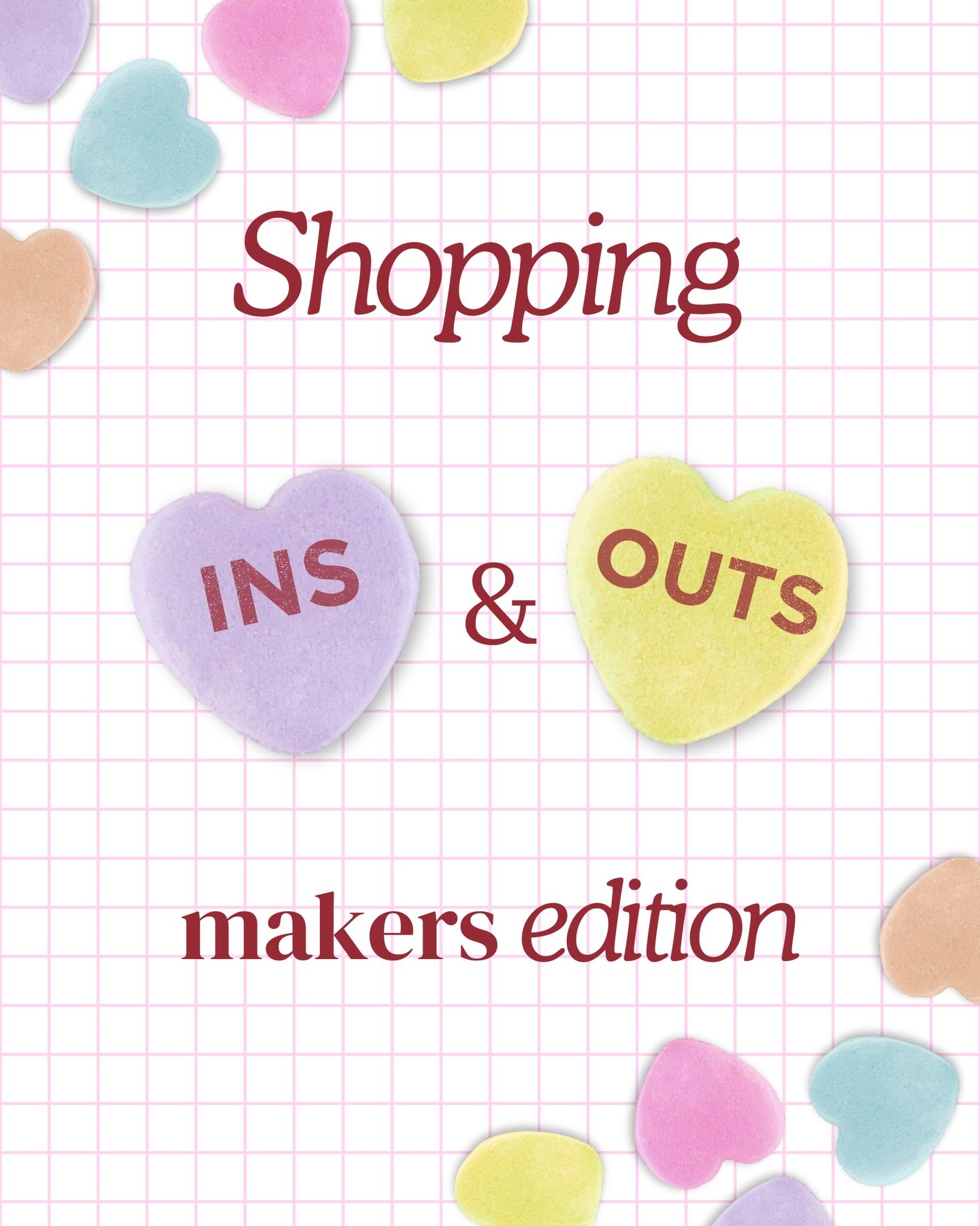 Our 2026 shopping ins &amp; outs, did we miss anything? 👀💫

#shopmakers #shoplocal #shopsmall