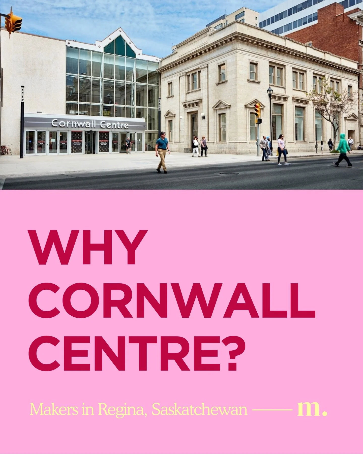 Regina, this is your sign 💫

Our Cornwall Centre location is officially underway, and we&rsquo;re looking for incredible Canadian makers to be part of it!

With 4-5 million visitors a year, a high-visibility storefront, and a community that truly sh