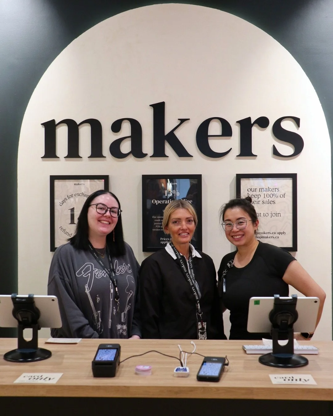 The people who make it all happen: our retail team, our vendors, and YOU. Our community in every sense of the word 🫶 

Just a few snapshots from opening weekend at Cornwall centre ❤️

And this store&hellip; it&rsquo;s a beauty 🥹✨ come wander, disco