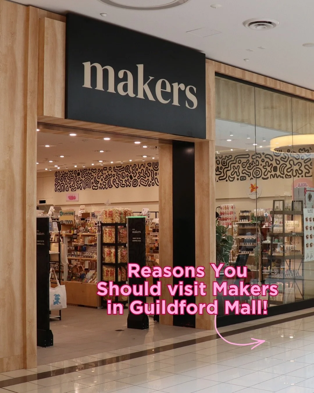 Reasons to visit Makers at Guildford Mall ✨🛍️

Cute cards, handcrafted jewelry, hilarious little gifts, local brands you&rsquo;ve never discovered before, and aisles full of products made by Canadian small businesses.

Whether you&rsquo;re browsing 