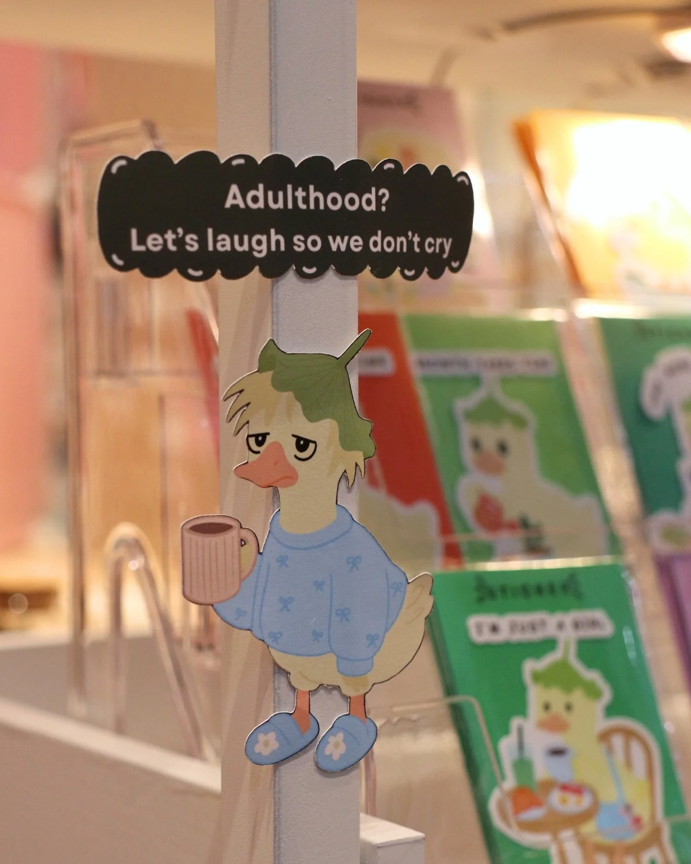 Adulthood?
Let&rsquo;s laugh so we don&rsquo;t cry ✨☕️

One thing about our vendors&hellip; they&rsquo;re going to perfectly capture the collective mood at all times.

Featuring the cutest relatable creations by @momospun 🫶