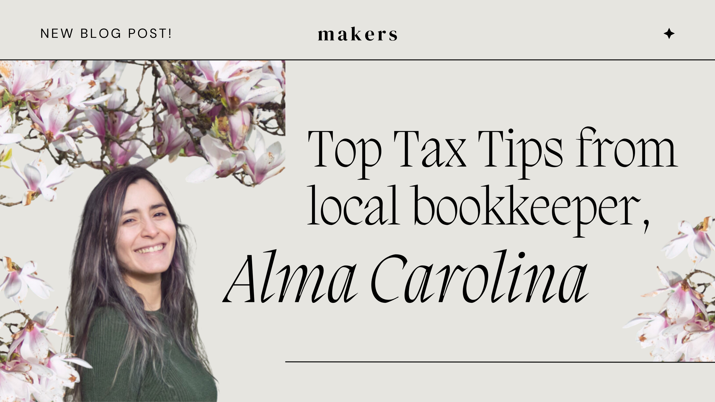 Top Tax Tips from Local Bookkeeper, Alma Carolina! — Shop Makers