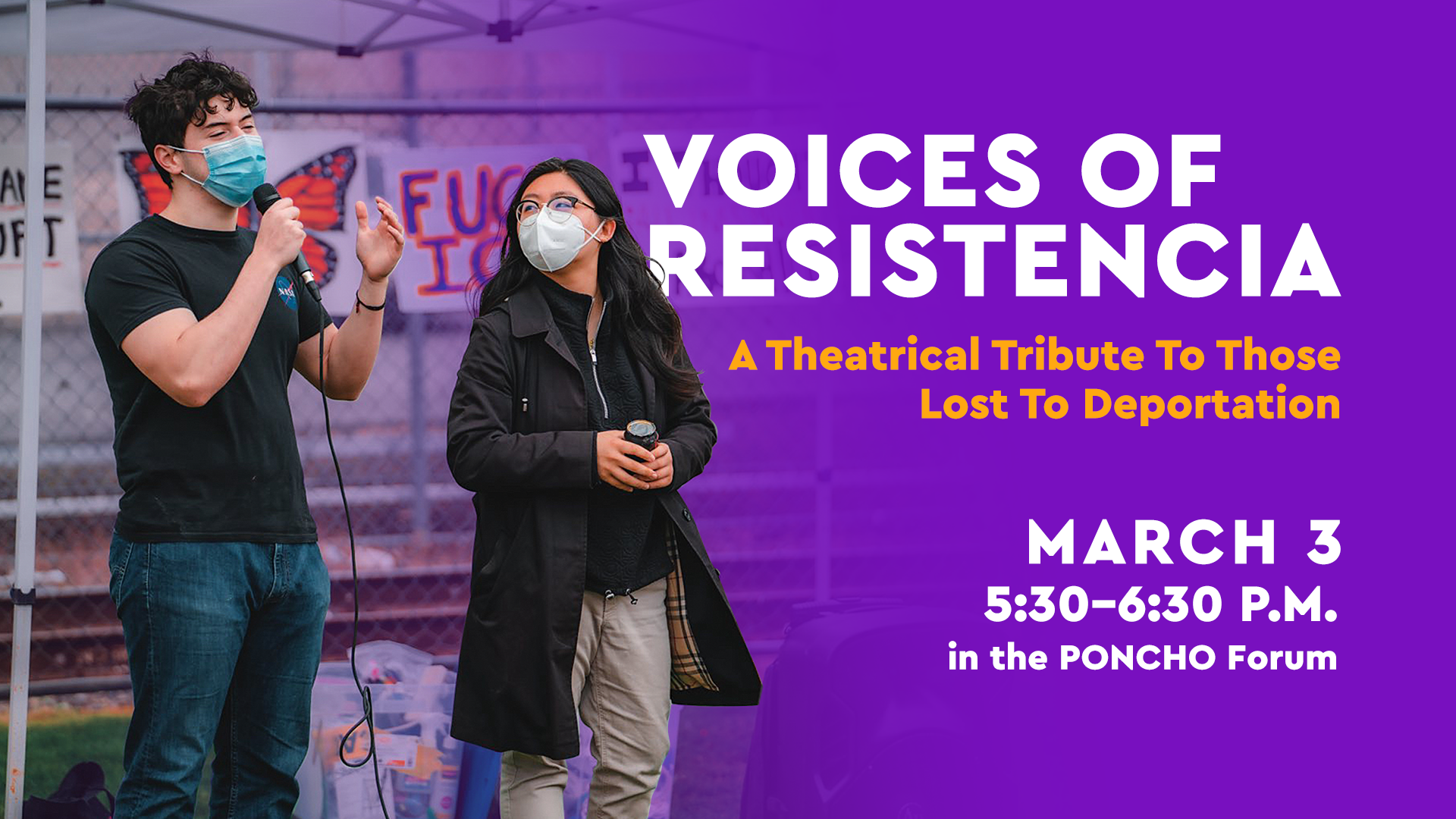 Join us for Voices of Resistencia!