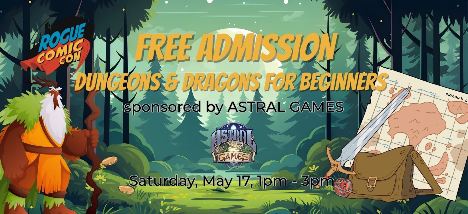 Dungeons and Dragons for Beginners sponsored by Astral Games