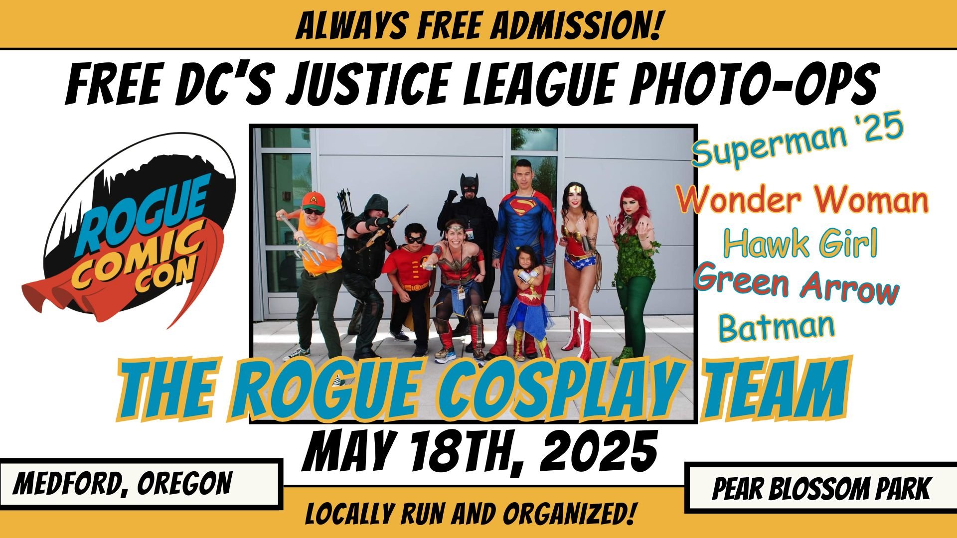 Free DC's Justice League Photo-Ops