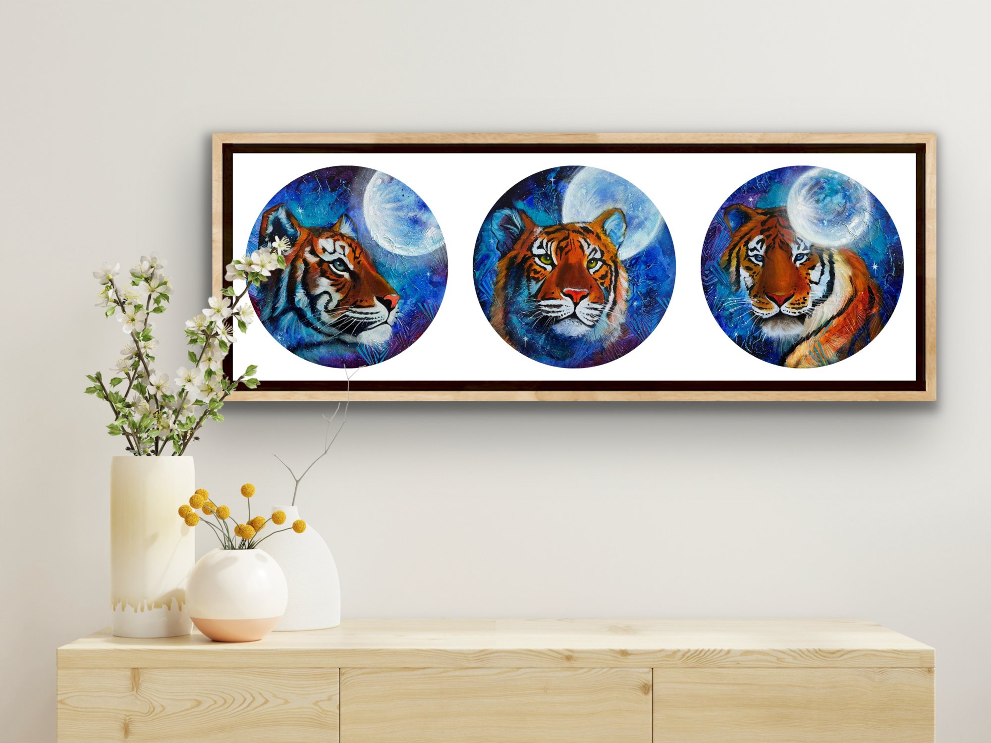 Tiger Trio Print