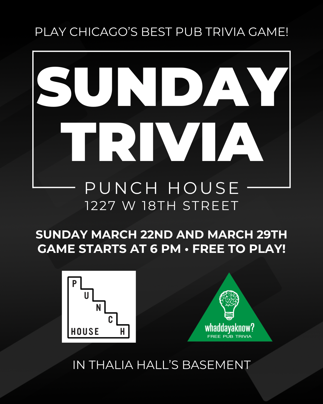 Whaddayaknow? Free Pub Trivia