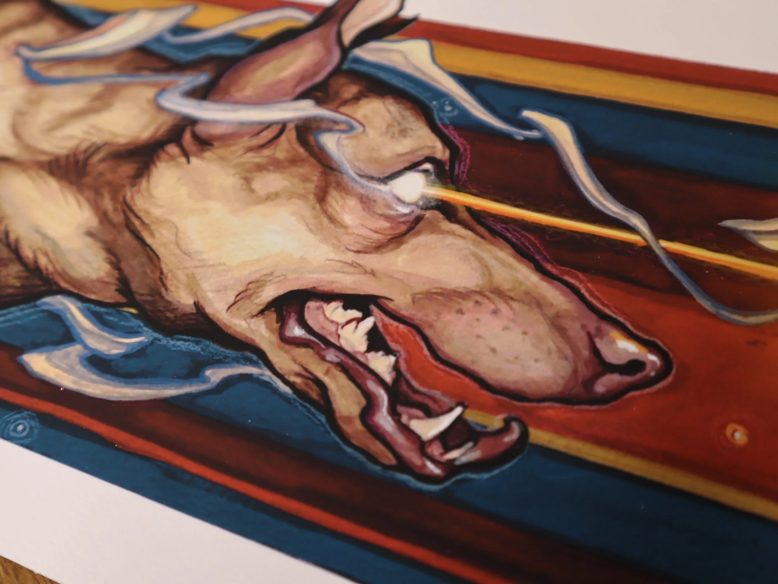 PRINT- greyhounds