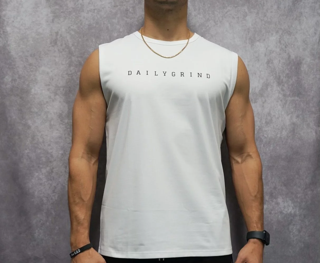 Daily Grind White Tank