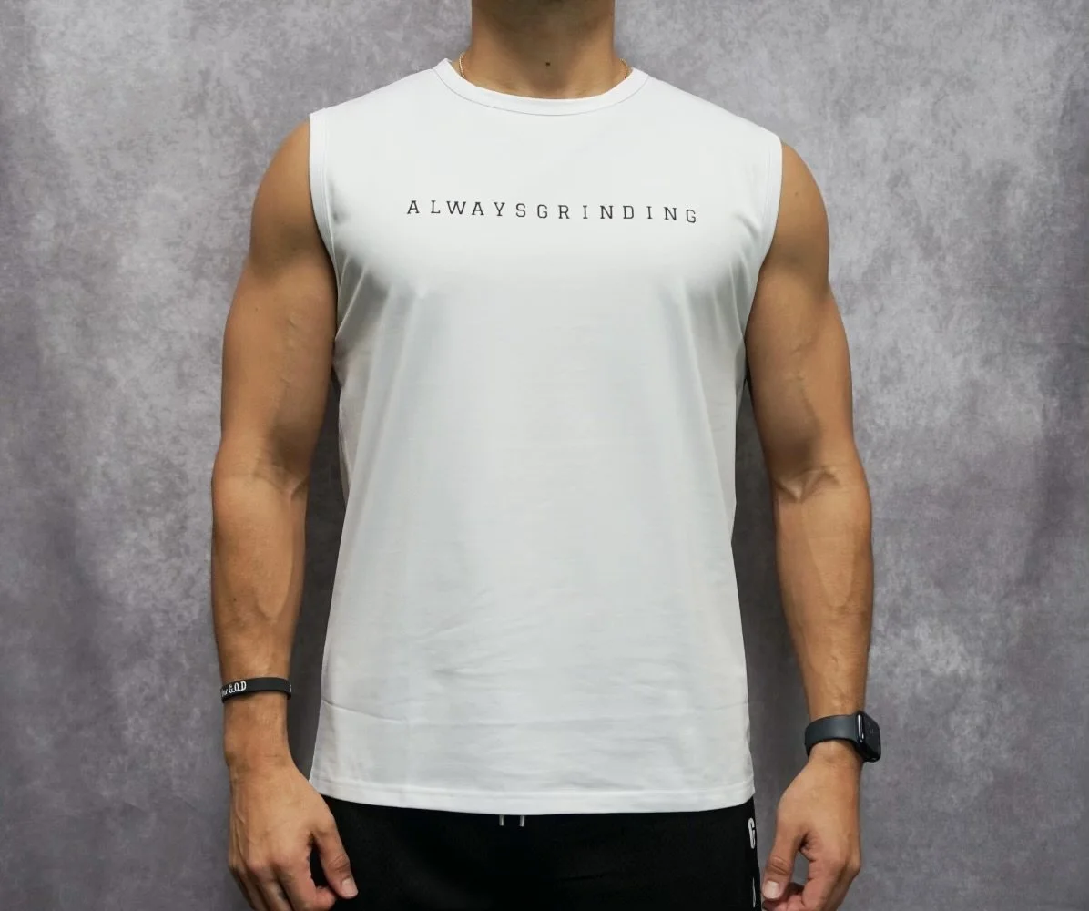 Always Grinding White Tank