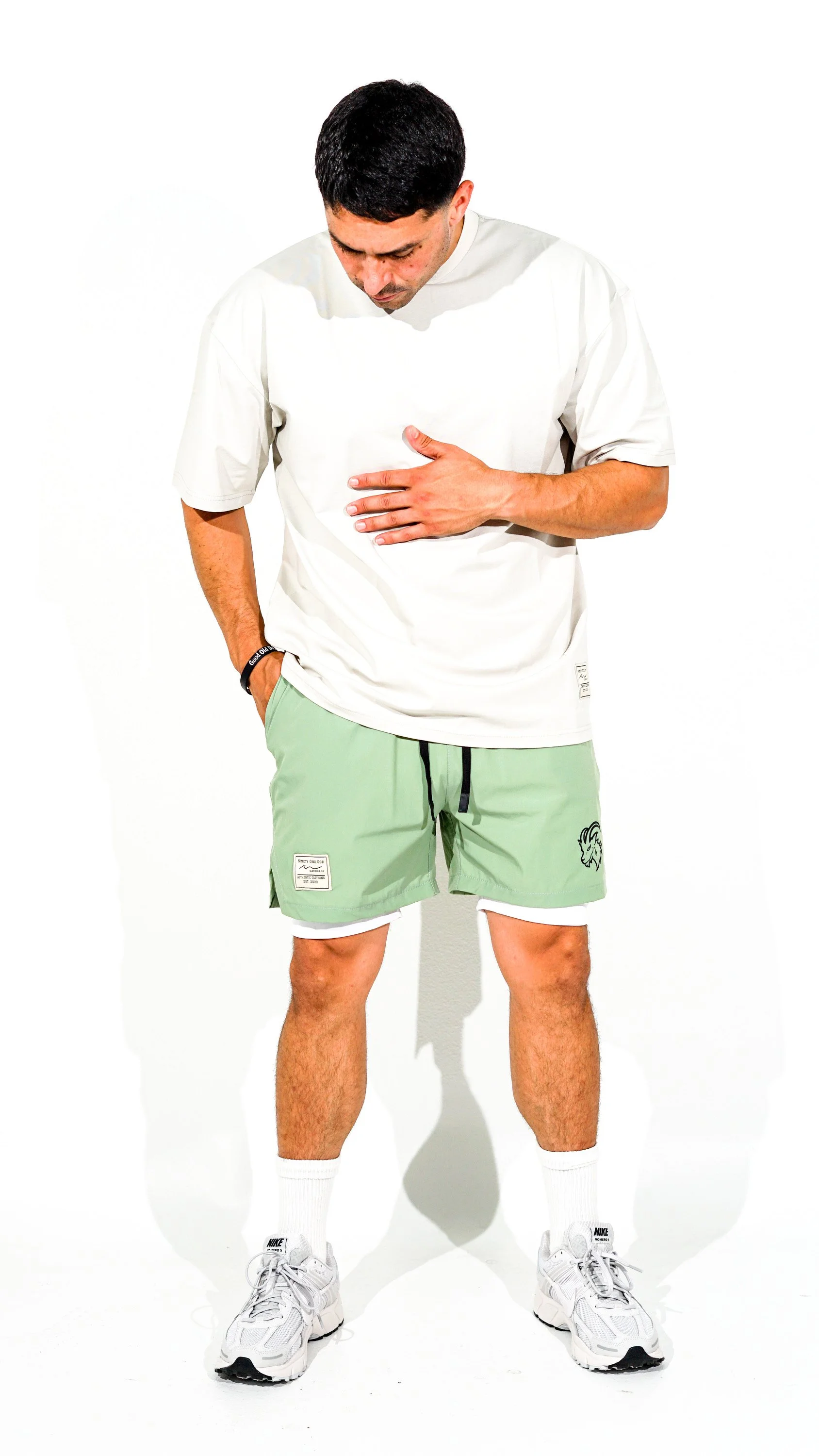 Sage Green GOAT Training Shorts