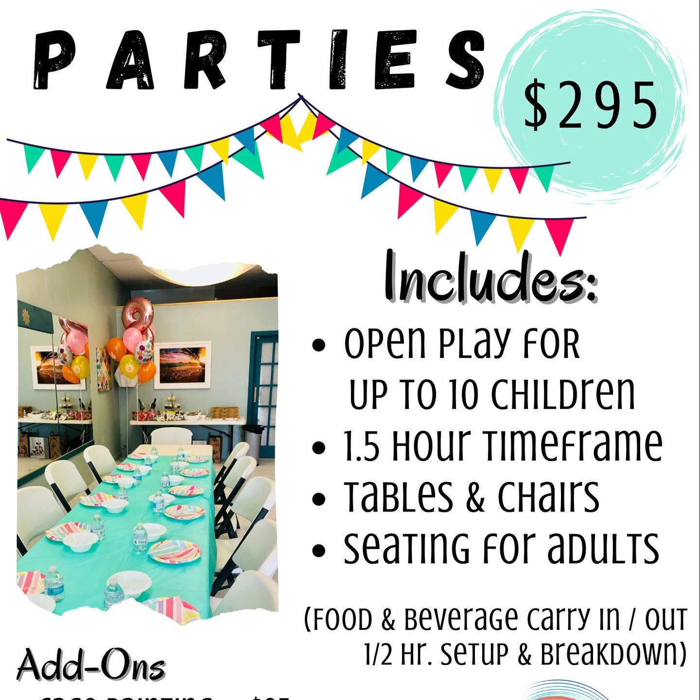 📣 Did you know?! We offer birthday party 🥳 options‼️ Open Play (designed for children 0-7) and Jewelry-Making (designed for kids 8+). Plus several add-on options for your enjoyment/convenience. Competitive pricing too! 💵 check out www.zenergizeri.