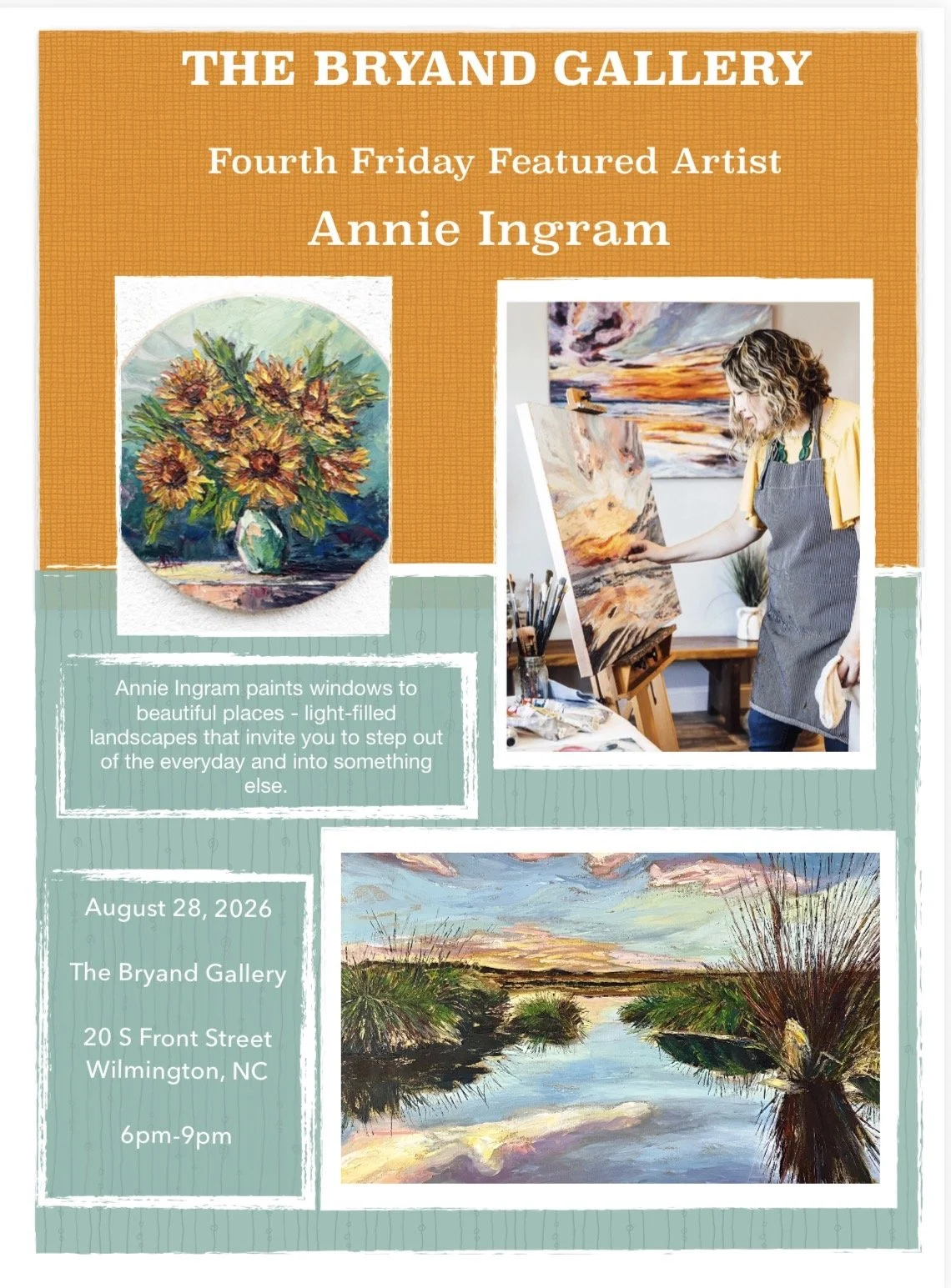 Fourth Friday Featured Artist @ The Bryand Gallery
