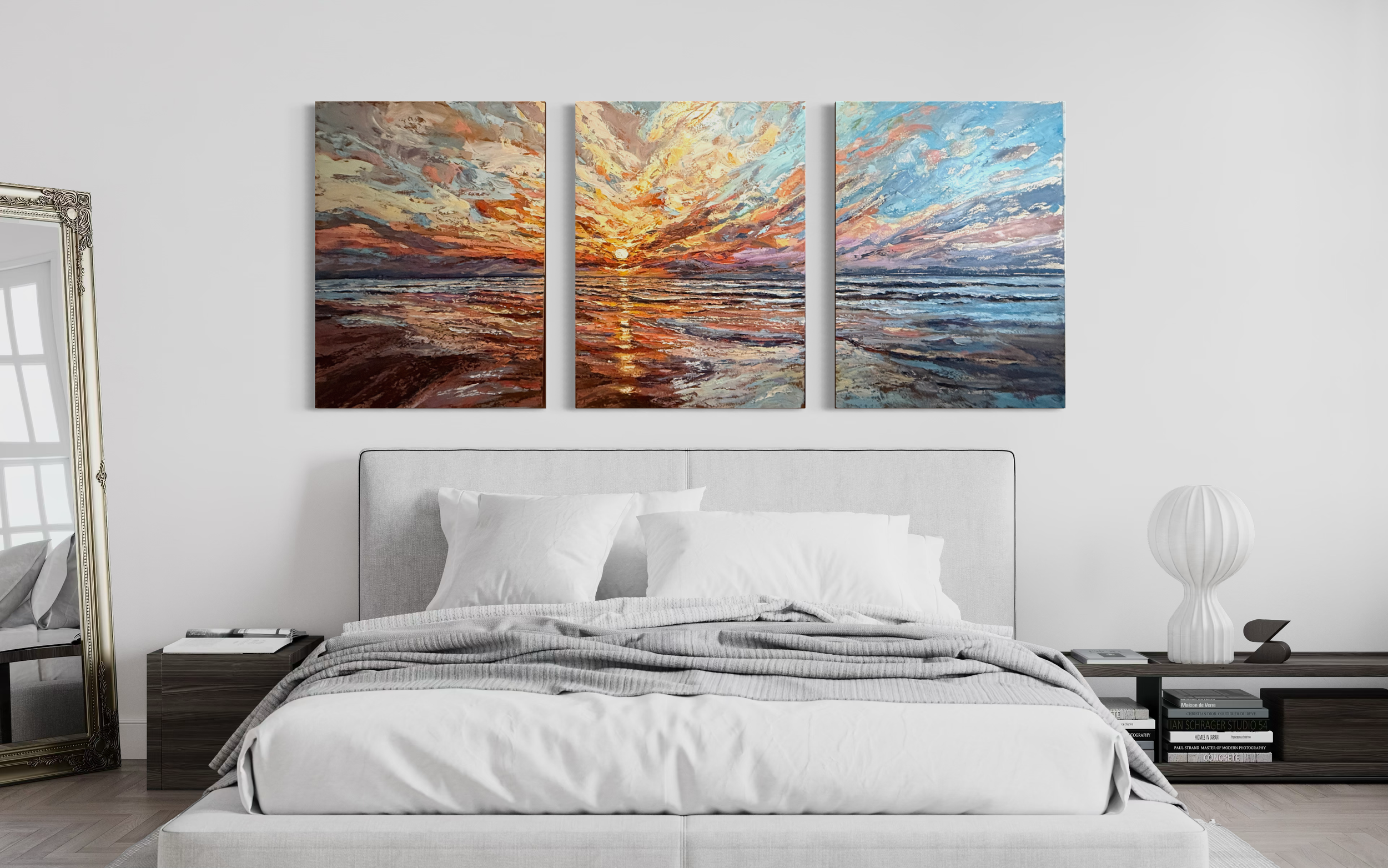 Where the Soul Finds Morning | 40 x 90 Oils | Private Collection