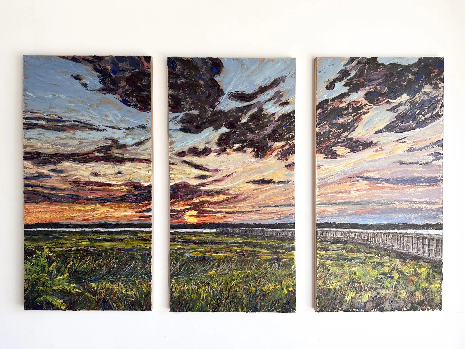 Evening GLory Triptych.jpg
