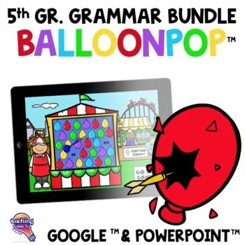 5th Grade Grammar Balloon Pop Bundle.jpeg