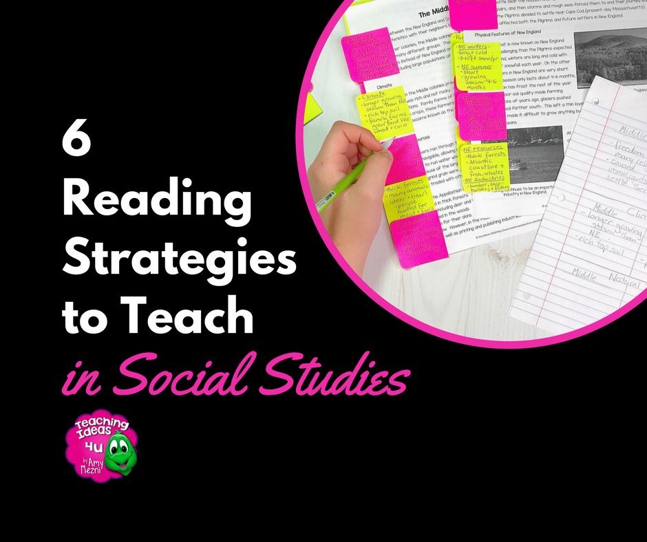6 Reading Strategies You Need to Teach Social Studies — TeachingIdeas4U