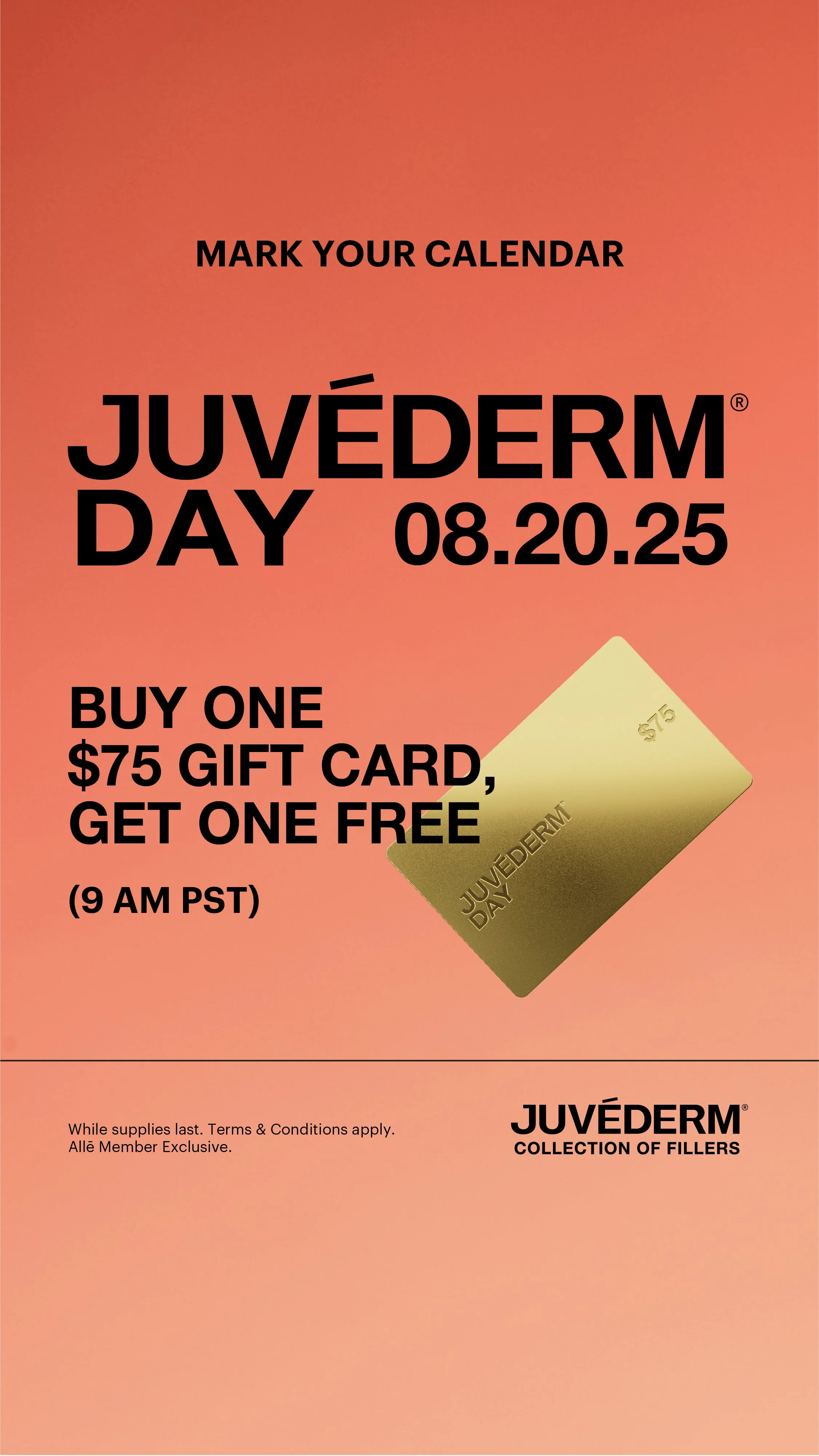 Juvederm Day Promotion Flyer
