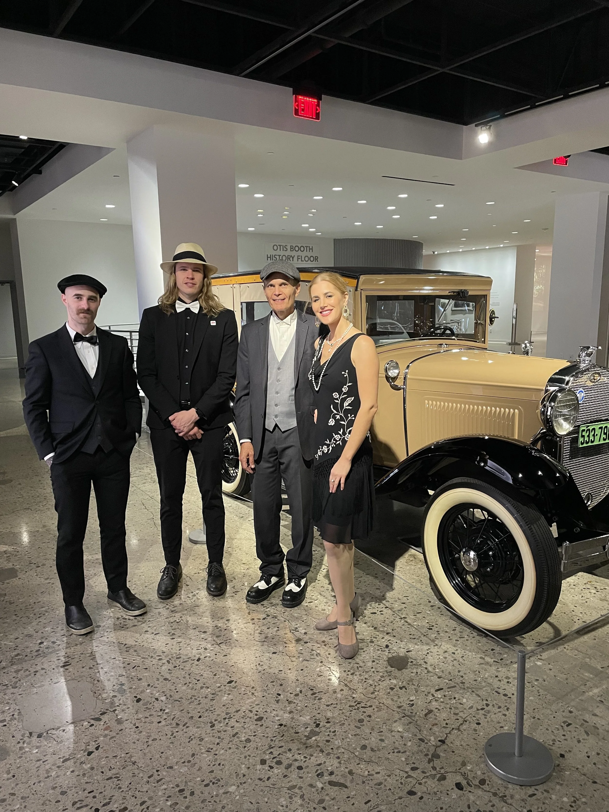 Los Angeles jazz band performing live cocktail hour music for a wedding or corporate event