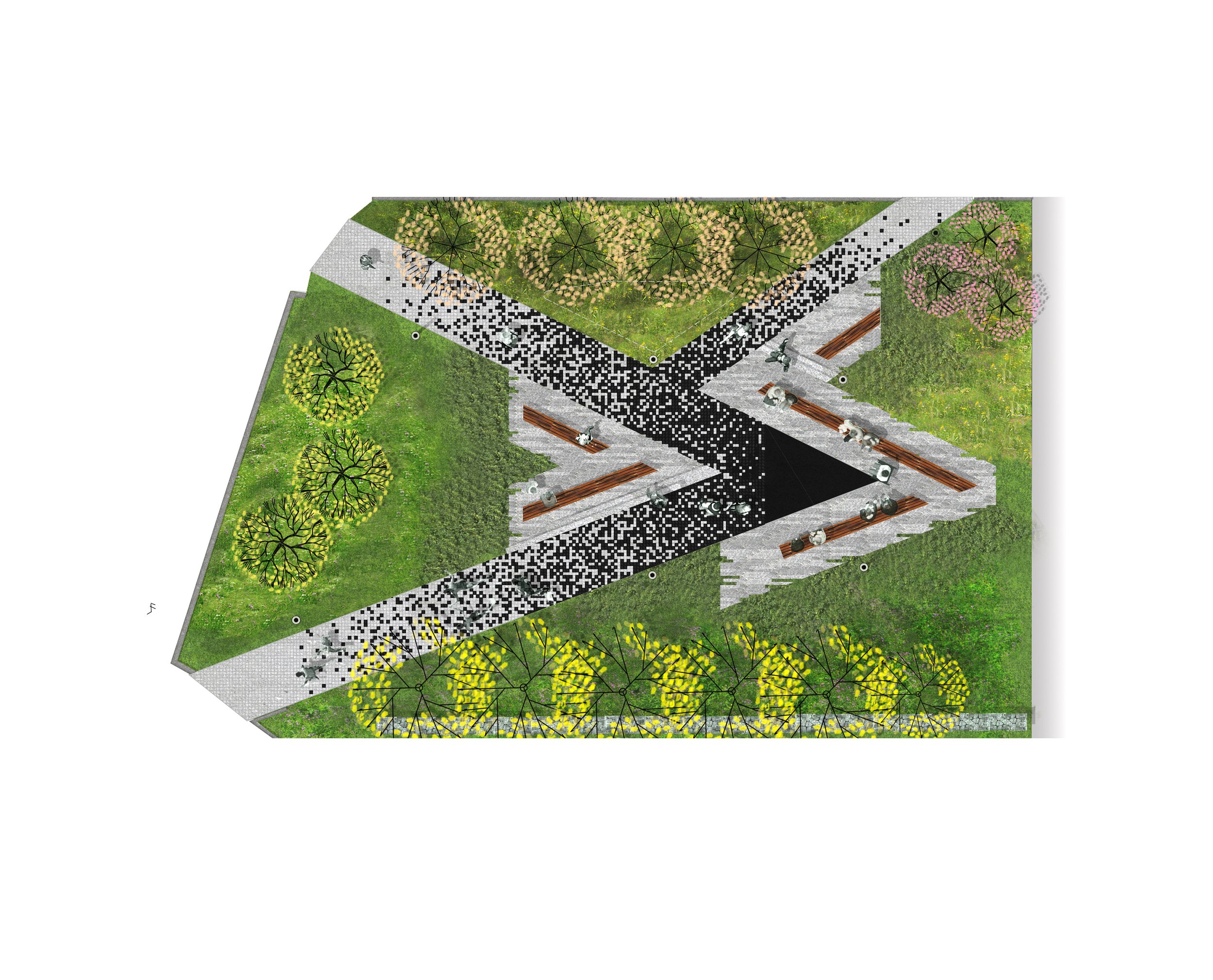 Plan parc de la Presse / Jardin de Paris - Arr. Ville-Marie avec Vincent Lemay
