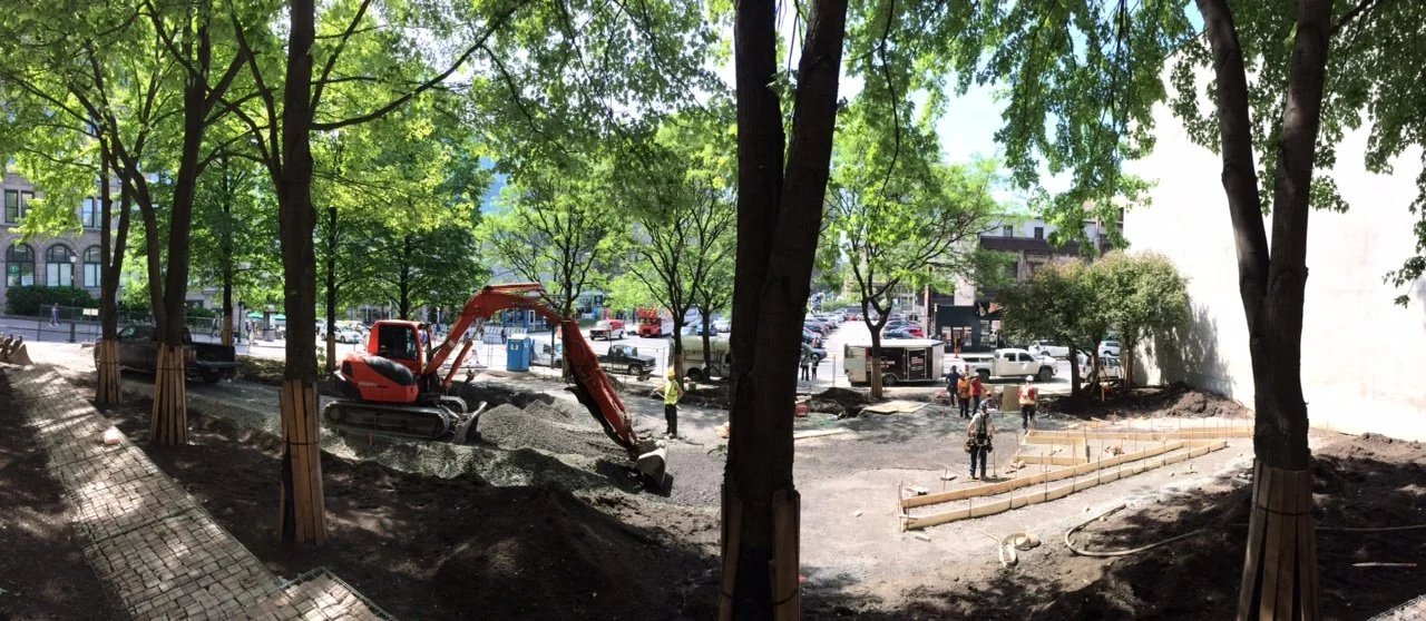 Chantier / Parc de la Presse - jardin de Paris