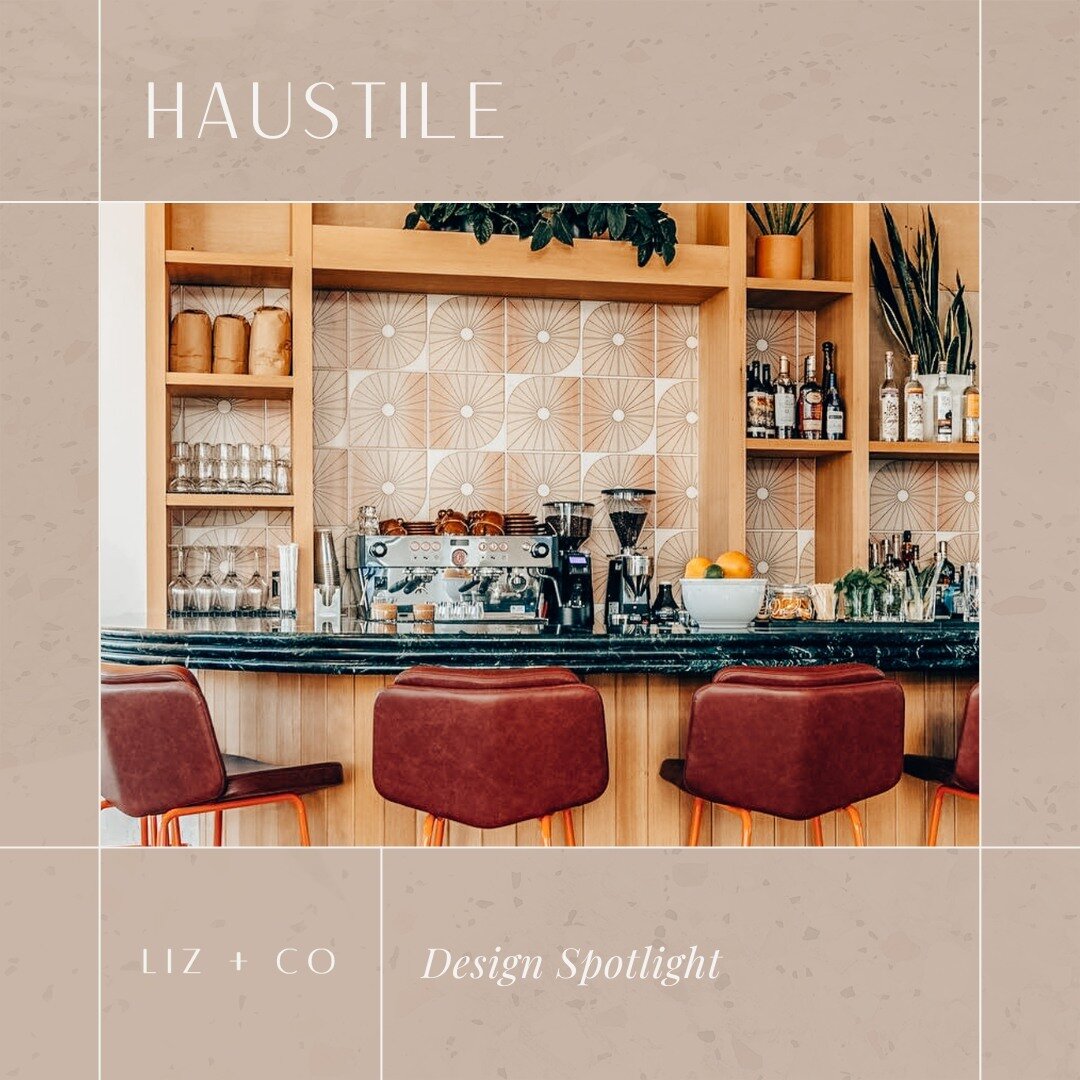 Local + women owned, @haustileco is speaking our language! Their story is an inspiration and their tile designs are one-of-a-kind.