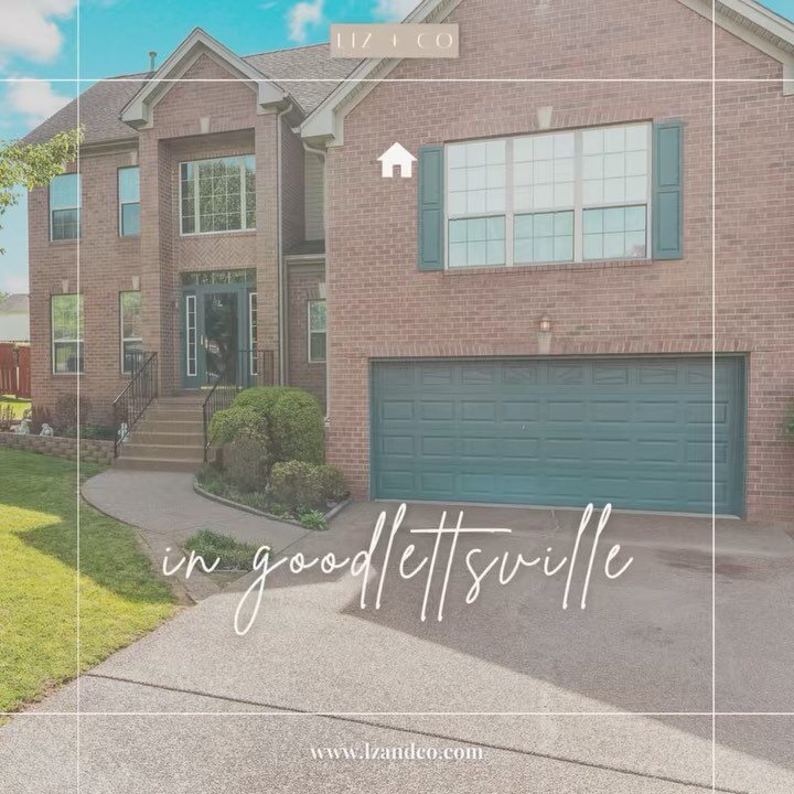 Head just 20 minutes north of Nashville to charming Goodlettsville, known for its thriving antique district, parks, wineries, bed and breakfast + historic sites, to find this meticulously maintained home! The primary suite sits just off the living ro