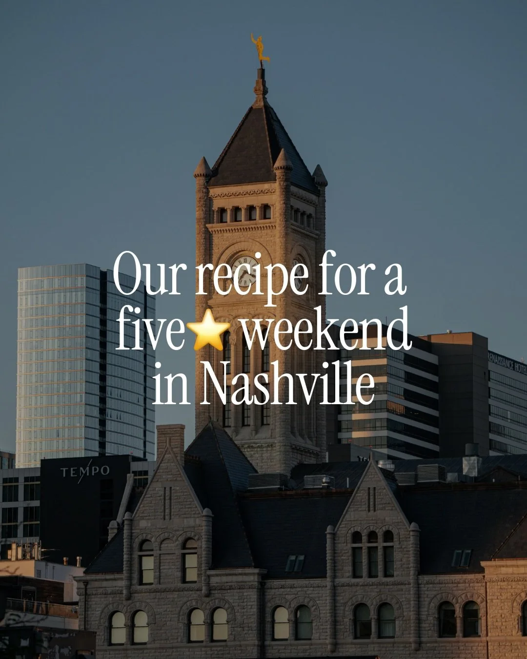 Our recipe for a five-star Nashville weekend.

Ingredients:
&bull; A leisurely walk around the neighborhood with Dottie. Obviously.
&bull; Spending the afternoon with friends!
&bull; A long dinner at @pastisnashville in Wedgewood Houston. The oysters