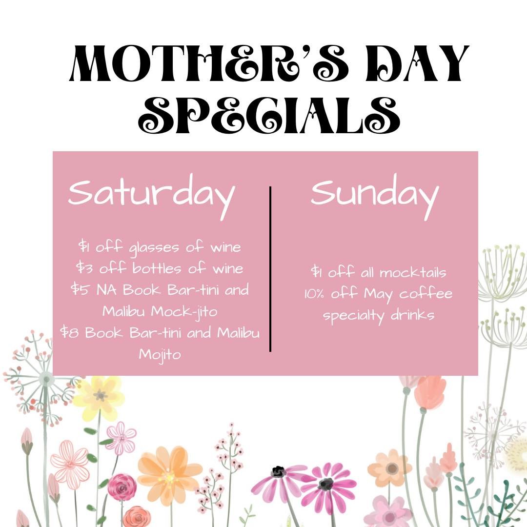 Moms work hard! They deserve a treat!

We&rsquo;ve got Mother&rsquo;s Day specials all weekend, and don&rsquo;t forget to grab some flowers or cookies at the D&quot;Elish&quot;ous Desserts pop-up tomorrow starting at 10am! 🌻🍸🍪
&bull;
&bull;
&bull;