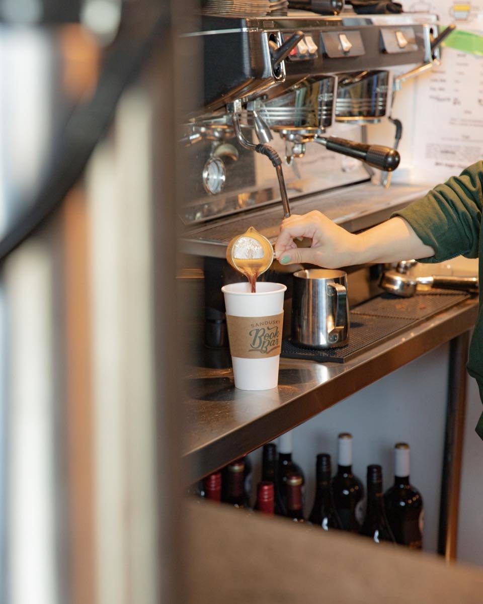 Is it time to switch to hot coffee?? ☕️

No. Iced coffee forever. 😎
&bull;
&bull;
&bull;
#cafe #cocktail #mocktail #ohio #smallbusiness #coffeeshop #sanduskyohio #book #sandusky #bookstore #cheeseboard #coffee #bar #smallbusinessowner #sanduskybookb