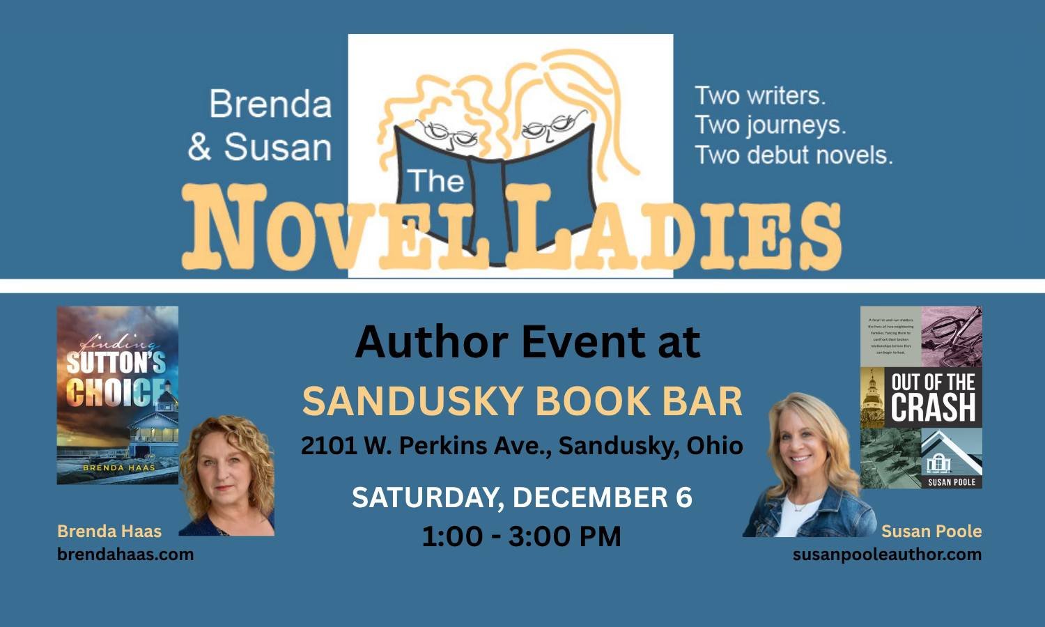 We have a couple of lovely authors joining us on SATURDAY from 1-3pm! Come by to meet them, chat about their experiences, and check out their books for sale! 📖☕❄
*
*
*
 #sanduskybookbar #smallbusinessowner #bar #coffee #bookstore #sanduskyohio #coff