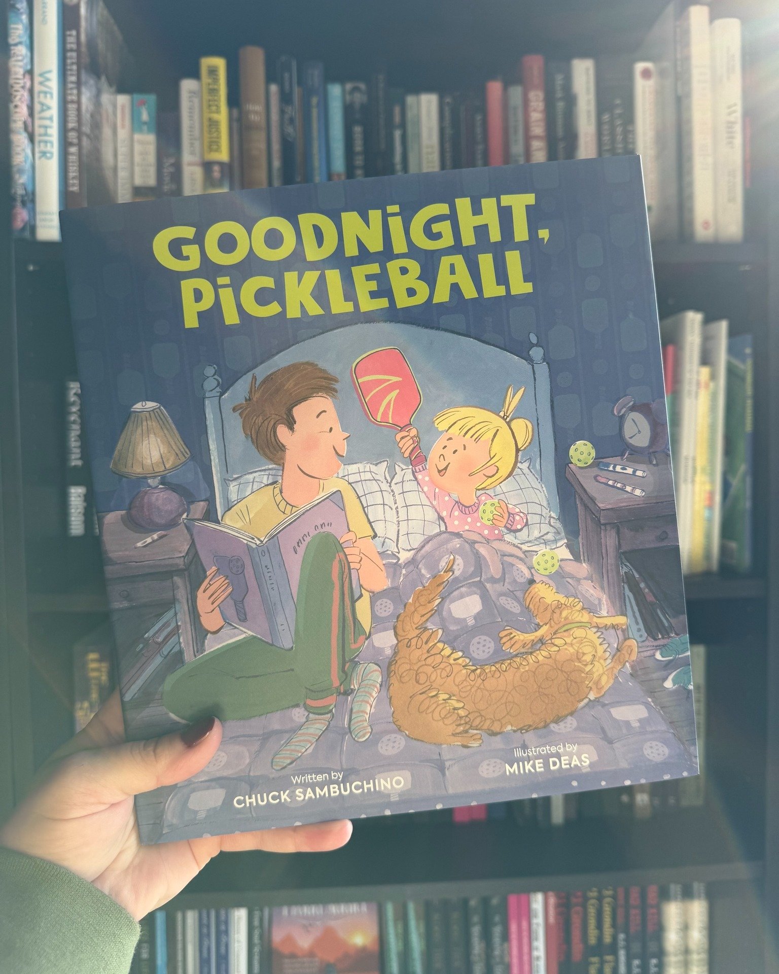 Our local author feature this week is Chuck Sambuchino, author of Goodnight, Pickleball! 🎾💤

"A young girl helps cheer on her dad's pickleball team while learning all about America's fastest growing sport in this delightful bedtime picture boo