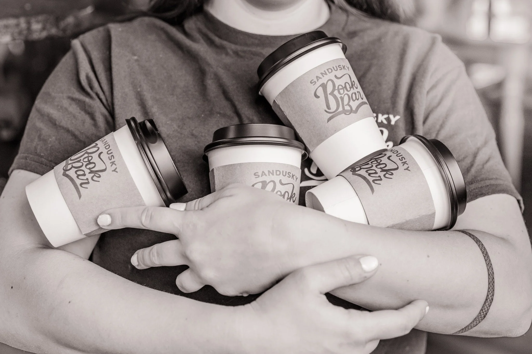 Disclaimer: We have cup carriers! You don't actually have to carry four coffees in a super dangerous manner, unless you feel like living on the edge! ☕😎

Check out one of our many events this week - we've got Bingo (Tues), Friends themed trivia (Thu