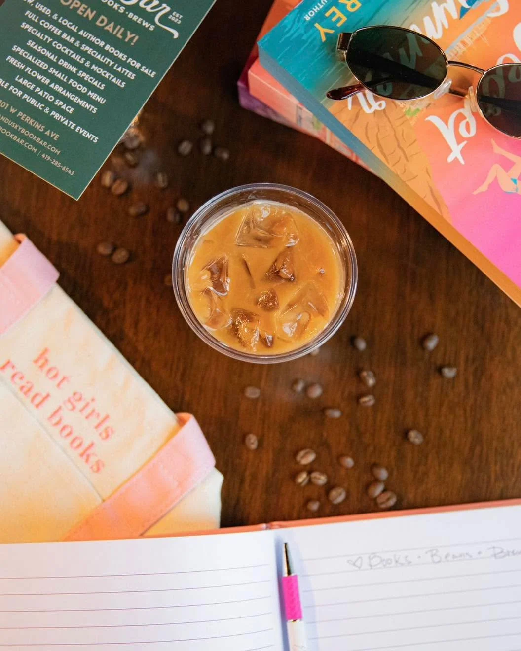 We&rsquo;re open REGULAR HOURS all weekend! Come grab your coffee fix before the 4th celebrations! ☕️😎🇺🇸
&bull;
&bull;
&bull;
#cafe #cocktail #mocktail #ohio #smallbusiness #coffeeshop #sanduskyohio #book #sandusky #bookstore #cheeseboard #coffee 