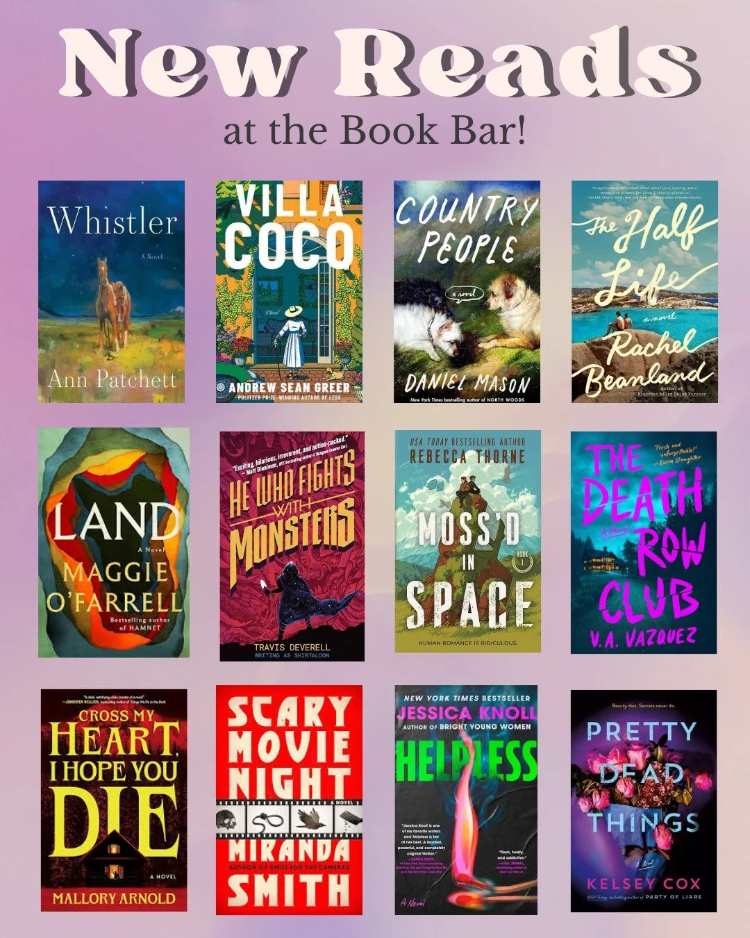 We have so many new reads just waiting to be picked up at the Book Bar! 📖 

Open M-F 8am-9pm and Sat-Sun 8am-5pm ☕🥂
*
*
*
 #sanduskybookbar #smallbusinessowner #bar #coffee #bookstore #sanduskyohio #coffeeshop #smallbusiness #mocktail #cocktail #ca