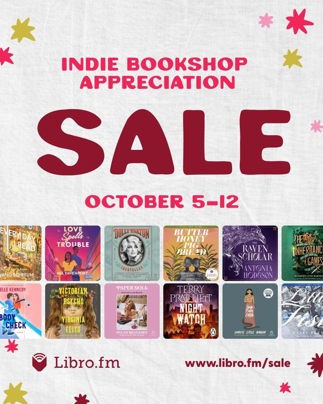 For the love of independent bookshops, explore tons of on-sale audiobooks from @librofm now through October 12! Every purchase supports our store 🎧📖

Head to the Audiobooks page of our website to start shopping!
*
*
*
 #sanduskybookbar #smallbusine