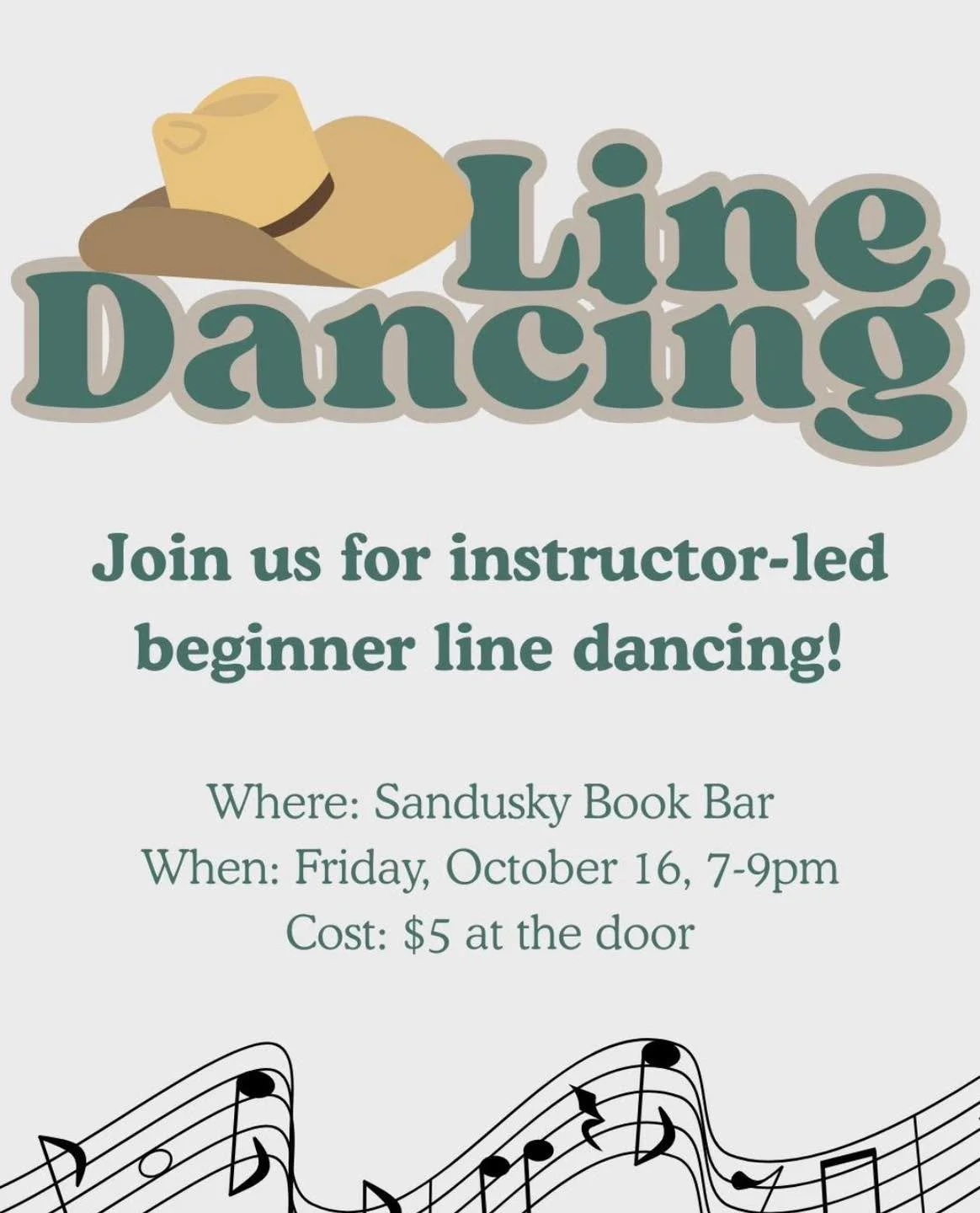 Gloomy weather is the PERFECT excuse to check out our (indoor) monthly line dancing tonight at 7! The drinks will be flowing and if you don&rsquo;t know the steps, April Michel will be there to teach and lead! 🤠
&bull;
&bull;
&bull;
#cafe #cocktail 