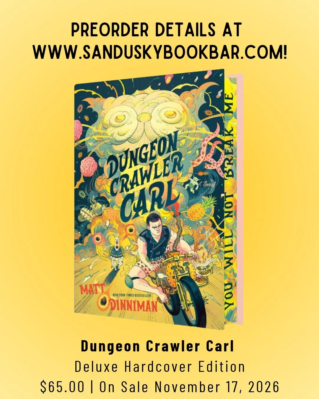 Your favorite human &amp; cat duo is getting a deluxe hardcover version of their story! Check out our pre-order information for the deluxe hardcover edition of DUNGEON CRAWLER CARL, releasing Tuesday, November 17, on our website! 😺👣

We also curren