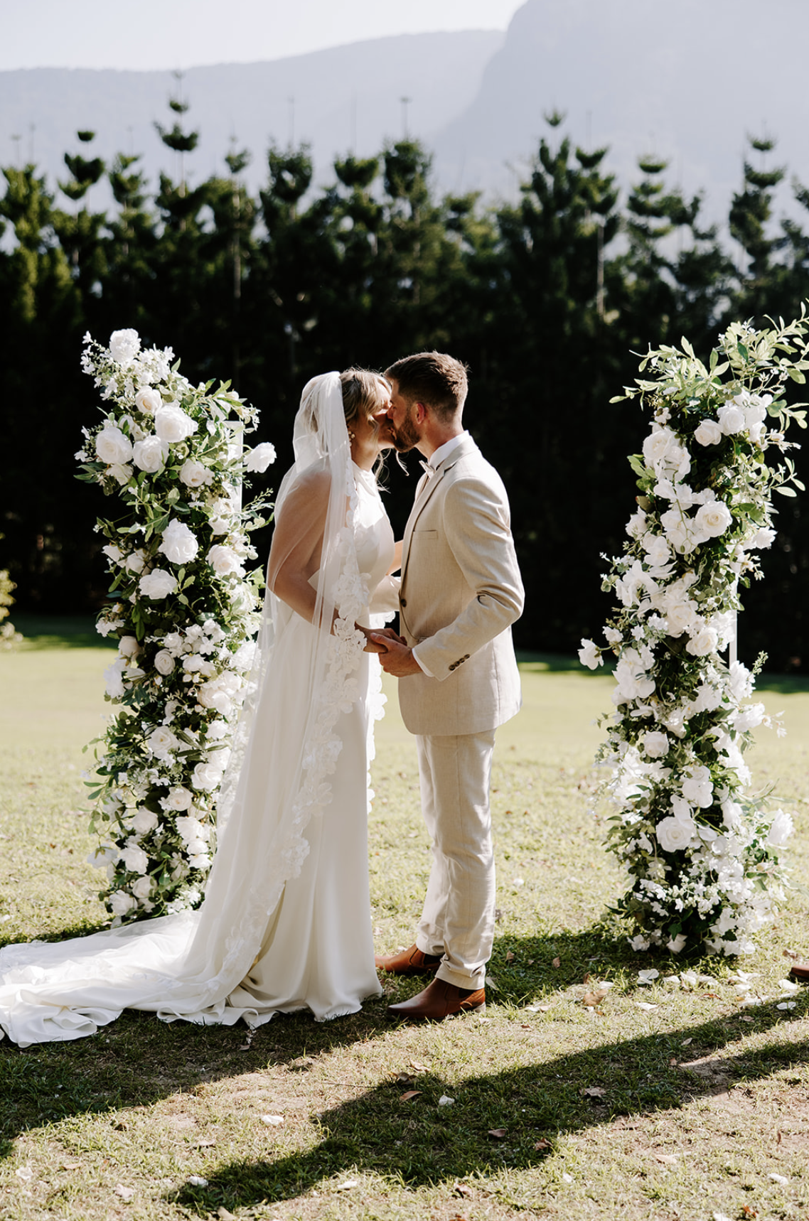 Whites & Greenery Faux Floral Arbour